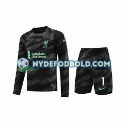 Udebane Trøje Liverpool Målmand A.Becker 1 2023-2024 L/Æ Børn(+Shorts)