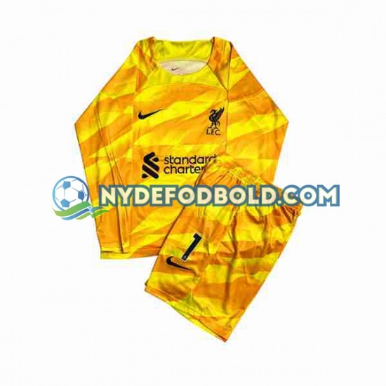 3. Valg Trøje Liverpool Målmand A.Becker 1 2023-2024 L/Æ Børn(+Shorts)