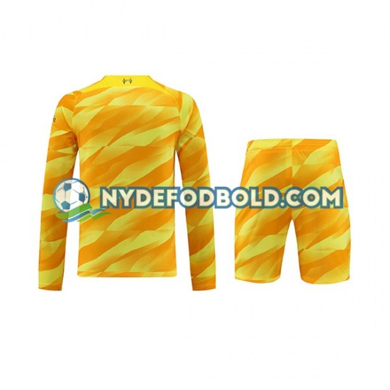 3. Valg Trøje Liverpool Målmand 2023-2024 L/Æ Børn(+Shorts)