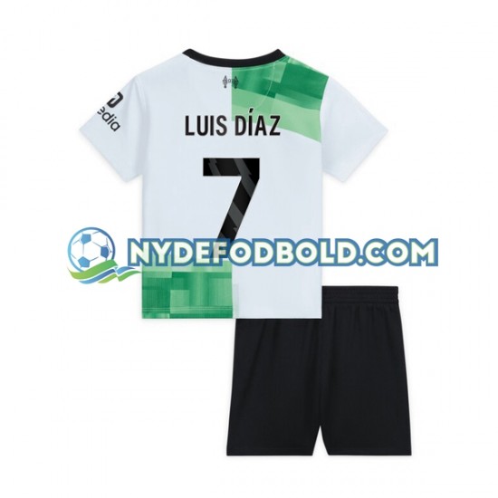Udebane Trøje Liverpool Luis Diaz 7 2023-2024 K/Æ Børn(+Shorts)
