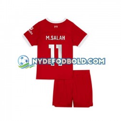 Hjemmebane Trøje Liverpool M.Salah 11 2023-2024 K/Æ Børn(+Shorts)