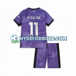 3. Valg Trøje Liverpool M.Salah 11 2023-2024 K/Æ Børn(+Shorts)