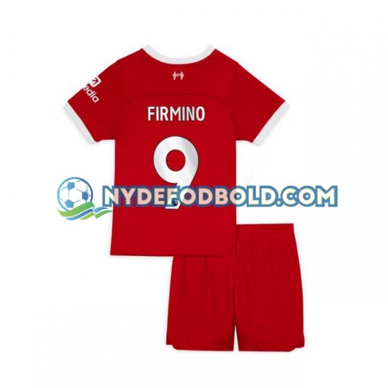 Hjemmebane Trøje Liverpool Roberto Firmino 9 2023-2024 K/Æ Børn(+Shorts)