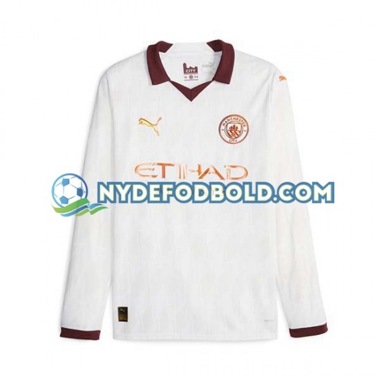 Udebane Trøje Manchester City 2023-2024 L/Æ Mænd