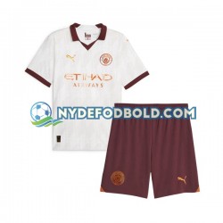 Udebane Trøje Manchester City 2023-2024 K/Æ Børn(+Shorts)
