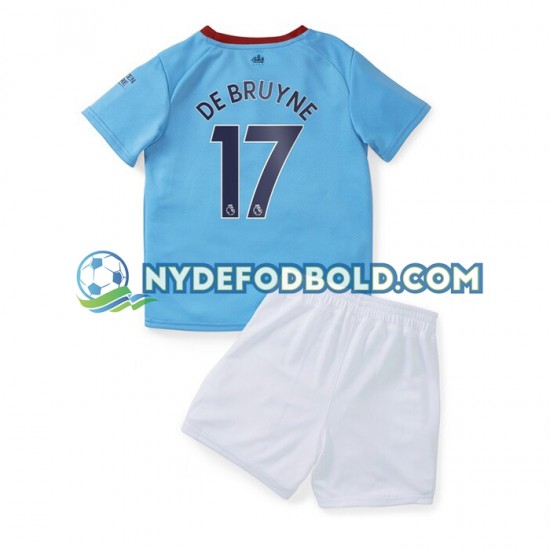 Hjemmebane Trøje Manchester City De Bruyne 17 2022-2023 K/Æ Børn(+Shorts)