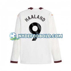 Udebane Trøje Manchester City Erling Haaland 9 2023-2024 L/Æ Mænd