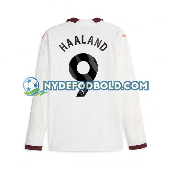 Udebane Trøje Manchester City Erling Haaland 9 2023-2024 L/Æ Mænd