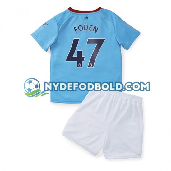 Hjemmebane Trøje Manchester City Foden 47 2022-2023 K/Æ Børn(+Shorts)