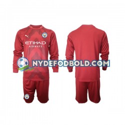 Hjemmebane Trøje Manchester City Målmand 2022-2023 L/Æ Børn(+Shorts)
