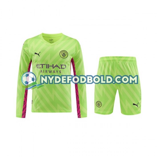 3. Valg Trøje Manchester City Målmand 2023-2024 L/Æ Børn(+Shorts)