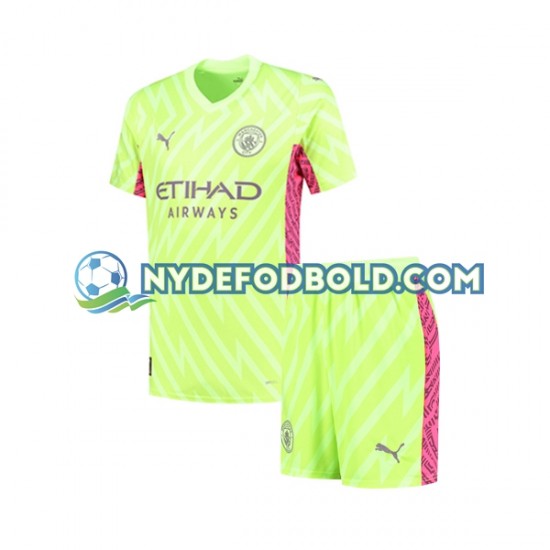 3. Valg Trøje Manchester City Målmand 2023-2024 K/Æ Børn(+Shorts)