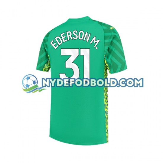 Hjemmebane Trøje Manchester City Målmand Ederson Moraes 31 2023-2024 K/Æ Mænd