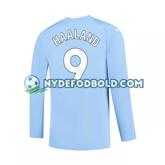 Hjemmebane Trøje Manchester City Haaland 9 2023-2024 L/Æ Mænd