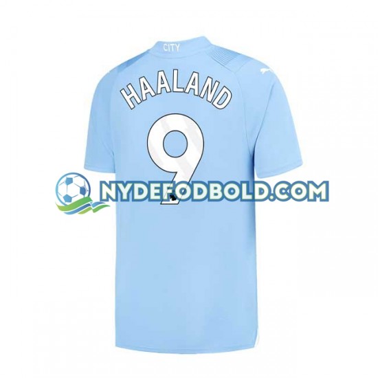 Hjemmebane Trøje Manchester City Haaland 9 2023-2024 K/Æ Mænd