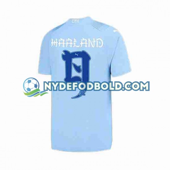 Hjemmebane Trøje Japan Manchester City Haaland 9 ese Tour Printing 2023-2024 K/Æ Mænd