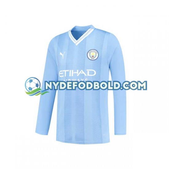 Hjemmebane Trøje Manchester City 2023-2024 L/Æ Mænd