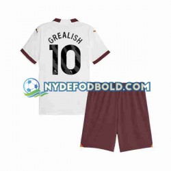 Udebane Trøje Manchester City Jack Grealish 10 2023-2024 K/Æ Børn(+Shorts)