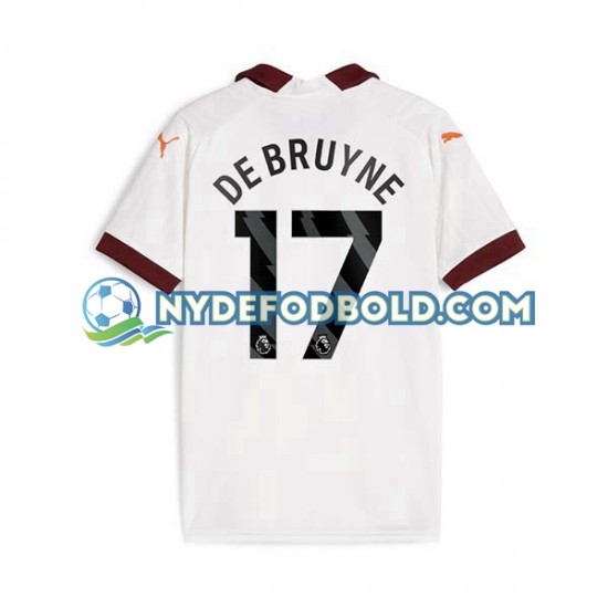 Udebane Trøje Manchester City Kevin De Bruyne 17 2023-2024 K/Æ Mænd