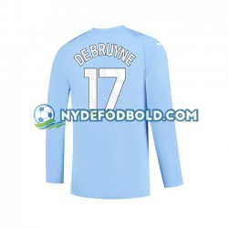 Hjemmebane Trøje Manchester City Kevin De Bruyne 17 2023-2024 L/Æ Mænd