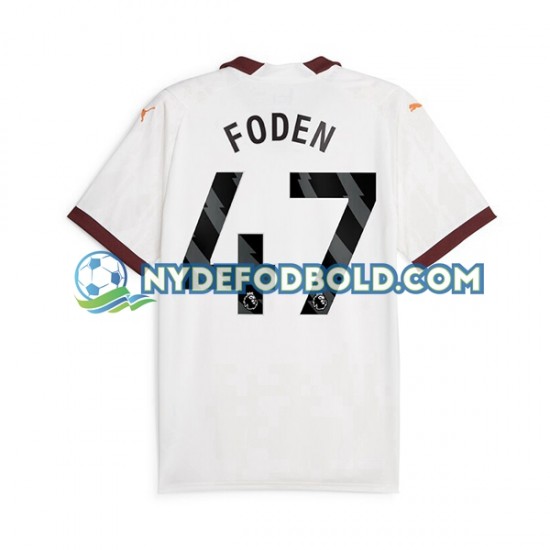 Udebane Trøje Manchester City Phil Foden 47 2023-2024 K/Æ Mænd