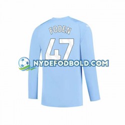 Hjemmebane Trøje Manchester City Phil Foden 47 2023-2024 L/Æ Mænd