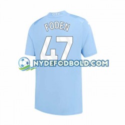 Hjemmebane Trøje Manchester City Phil Foden 47 2023-2024 K/Æ Mænd