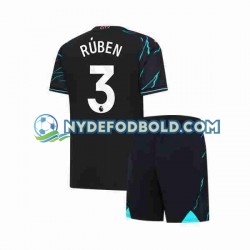 3. Valg Trøje Manchester City Ruben 3 2023-2024 K/Æ Børn(+Shorts)