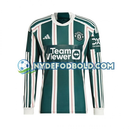 Udebane Trøje Manchester United 2023-2024 L/Æ Mænd