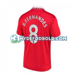 Hjemmebane Trøje Manchester United Bruno Fernandes 8 2022-2023 K/Æ Mænd