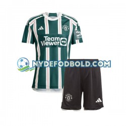 Udebane Trøje Manchester United 2023-2024 K/Æ Børn(+Shorts)