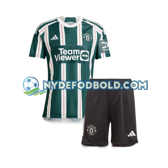 Udebane Trøje Manchester United 2023-2024 K/Æ Børn(+Shorts)