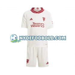 3. Valg Trøje Manchester United 2023-2024 K/Æ Børn(+Shorts)
