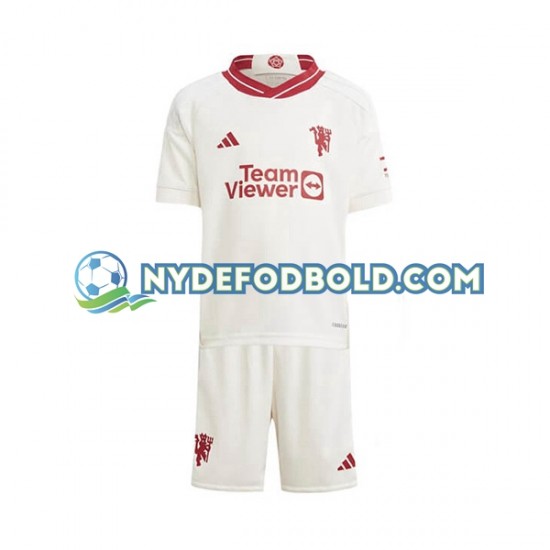 3. Valg Trøje Manchester United 2023-2024 K/Æ Børn(+Shorts)