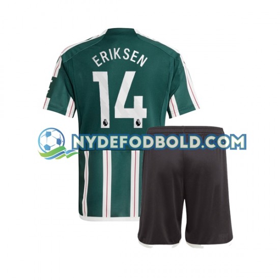 Udebane Trøje Manchester United Christian Eriksen 14 2023-2024 K/Æ Børn(+Shorts)