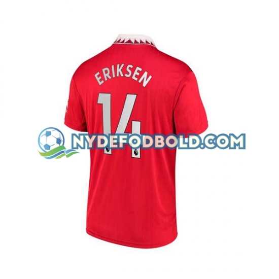 Hjemmebane Trøje Manchester United Christian Eriksen 14 2022-2023 K/Æ Mænd