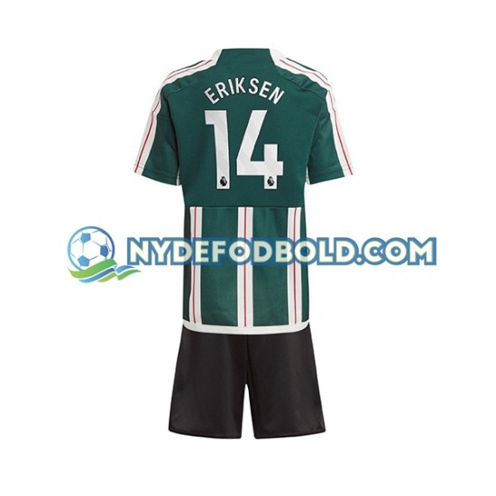 Udebane Trøje Manchester United Eriksen 14 2023-2024 K/Æ Børn(+Shorts)