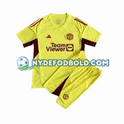 Udebane Trøje Manchester United Målmand 2023-2024 K/Æ Børn(+Shorts)