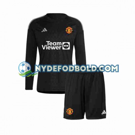 3. Valg Trøje Manchester United Målmand 2023-2024 L/Æ Børn(+Shorts)