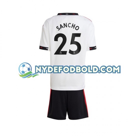 Udebane Trøje Manchester United Jadon Sancho 25 2022-2023 K/Æ Børn(+Shorts)