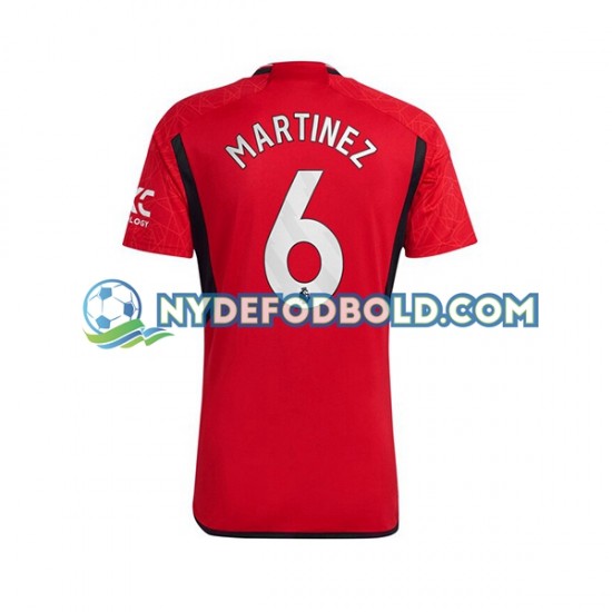 Hjemmebane Trøje Manchester United Lisandro Martinez 6 2023-2024 K/Æ Mænd