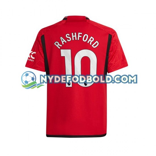 Hjemmebane Trøje Manchester United Marcus Rashford 10 2023-2024 K/Æ Mænd