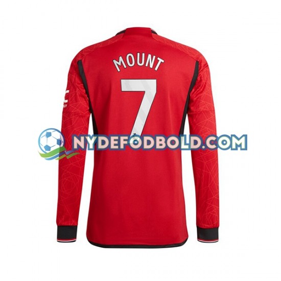 Hjemmebane Trøje Manchester United Mount 7 2023-2024 L/Æ Mænd