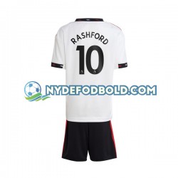 Udebane Trøje Manchester United Rashford 10 2022-2023 K/Æ Børn(+Shorts)
