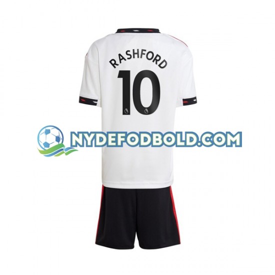 Udebane Trøje Manchester United Rashford 10 2022-2023 K/Æ Børn(+Shorts)