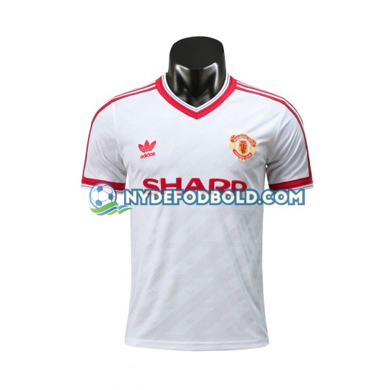 Udebane Trøje Manchester United Retro 1986 K/Æ Mænd