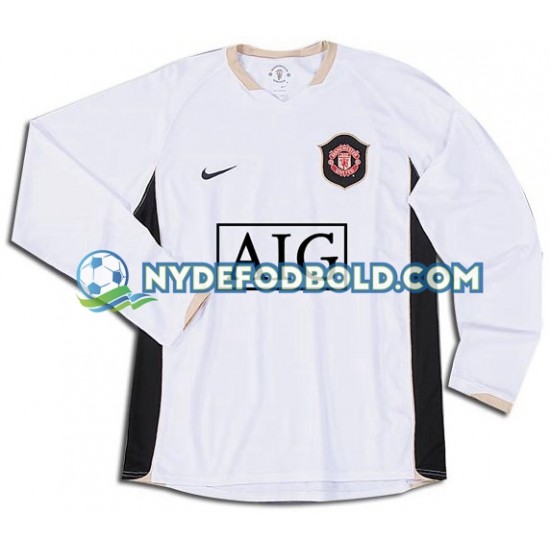 Udebane Trøje Manchester United Retro 2006-2007 L/Æ Mænd
