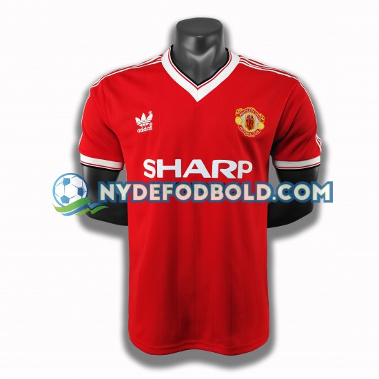 Hjemmebane Trøje Manchester United Retro 1983 K/Æ Mænd