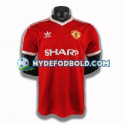 Hjemmebane Trøje Manchester United Retro 1984 K/Æ Mænd
