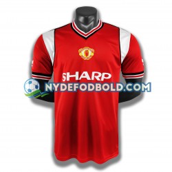 Hjemmebane Trøje Manchester United Retro 1985 K/Æ Mænd